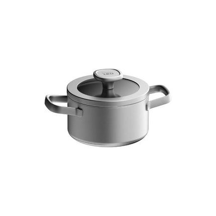 BergHOFF Leo Graphite Pannenset 4-delig RVS pan