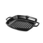 DUCQ Grillpan gietijzer - 28x28 cm Zwart