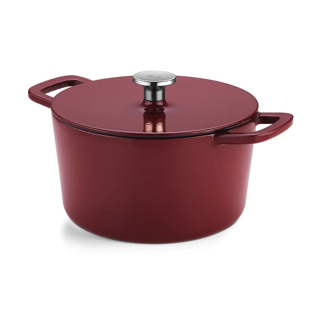 Fissler Moments braadpan Gietijzer - Burgundy red 24cm