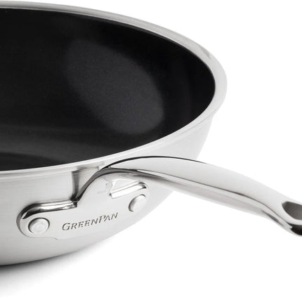 GreenPan Premiere Wok RVS 30 cm RVS