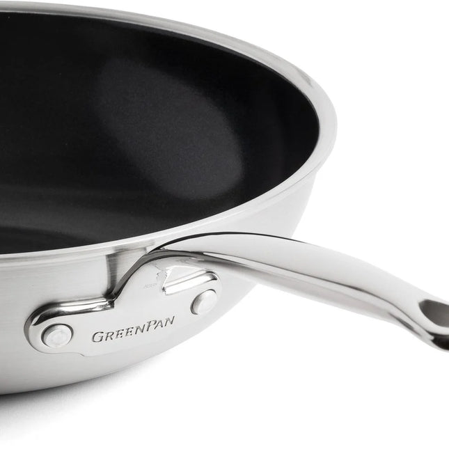 GreenPan Premiere Wok RVS 30 cm RVS