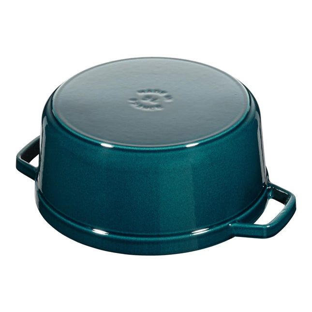 Staub Braadpan Gietijzer La Mer Blauw 24 cm bodem pan