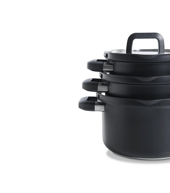 Flow Cool Black pannenset 4-delig