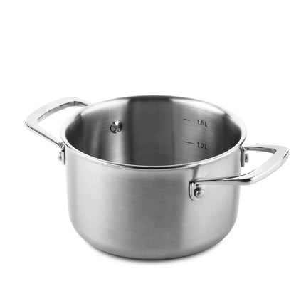 DUCQ Kookpan - Downdraft - 3-laags - 16 cm